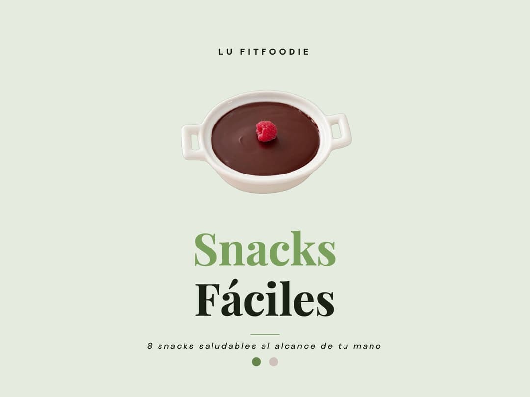 Portada del recetario Snacks Fáciles